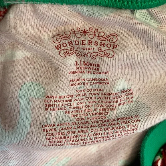 Wondershop Christmas pajama set joggers men’s size large - Picture 7 of 8